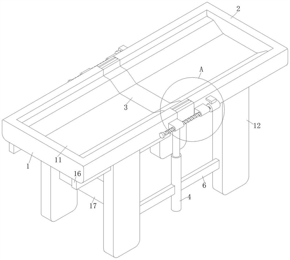 Highway bridge roadbed pavement auxiliary construction device and construction method thereof