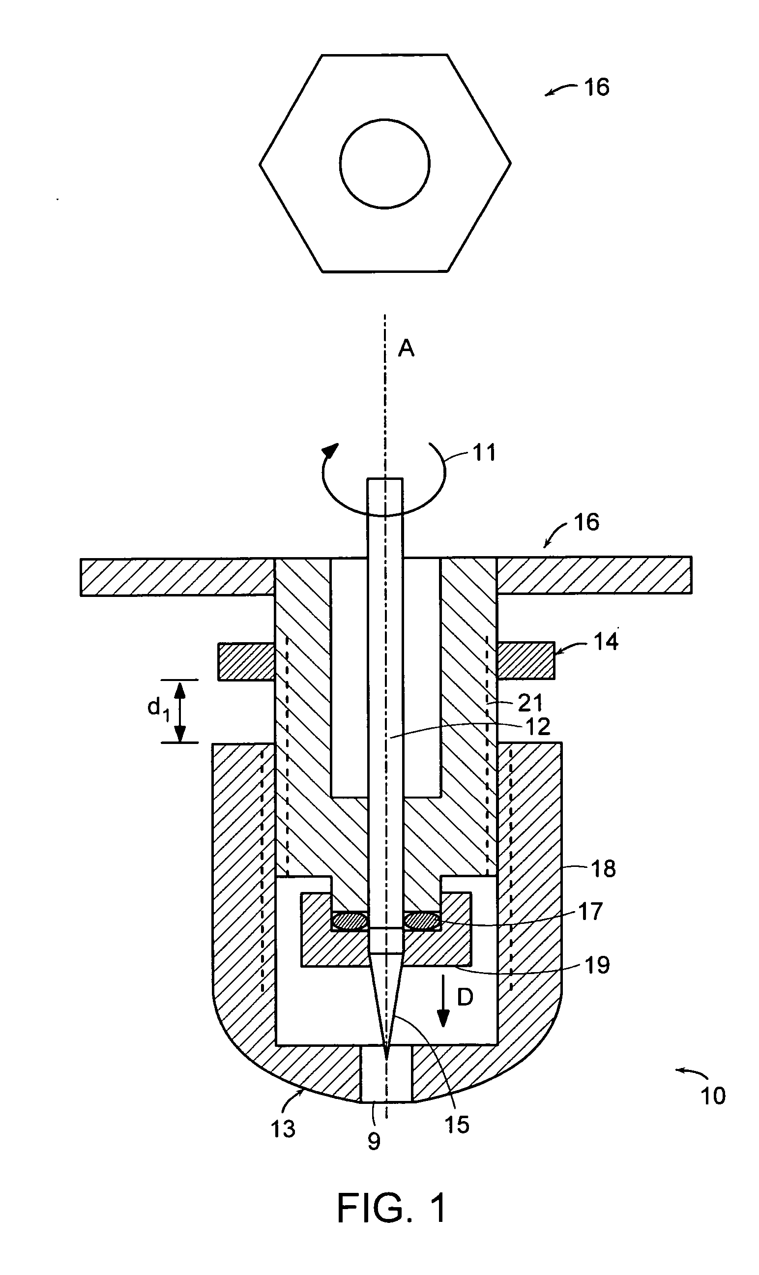 Drilling microneedle device