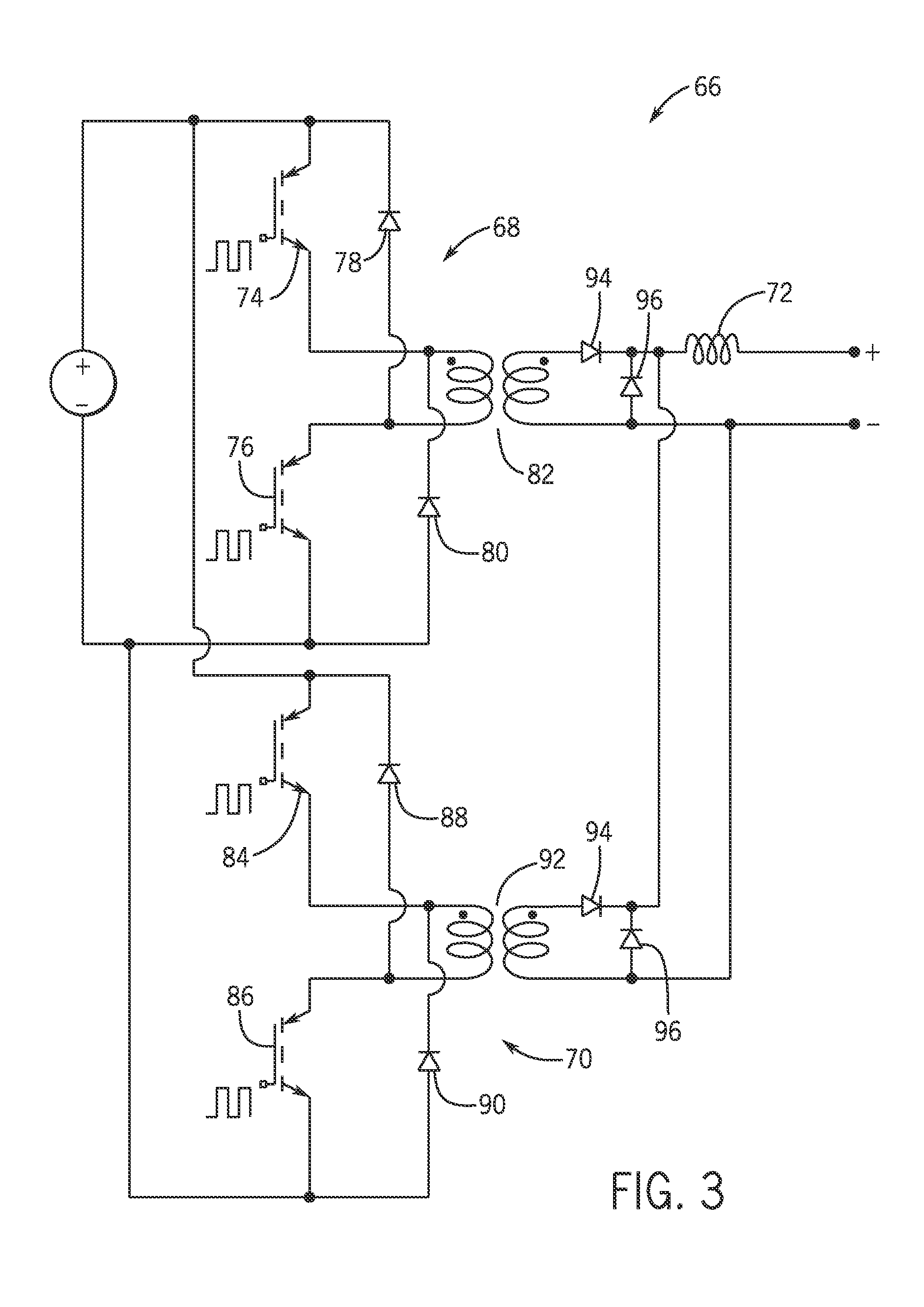 Metal working power supply converter system and method