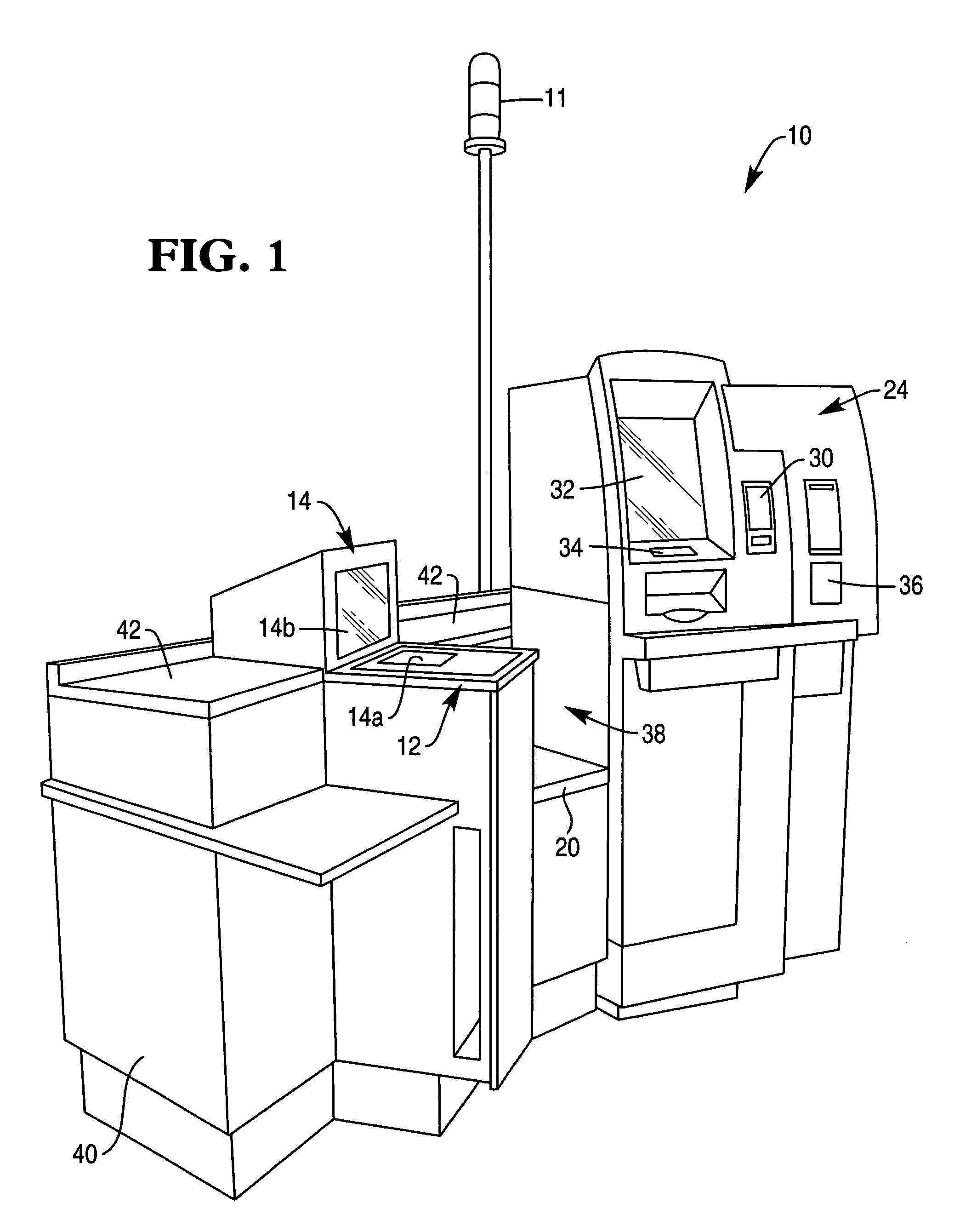 Method and apparatus for determining if a user walks away from a self-service checkout terminal during operation thereof