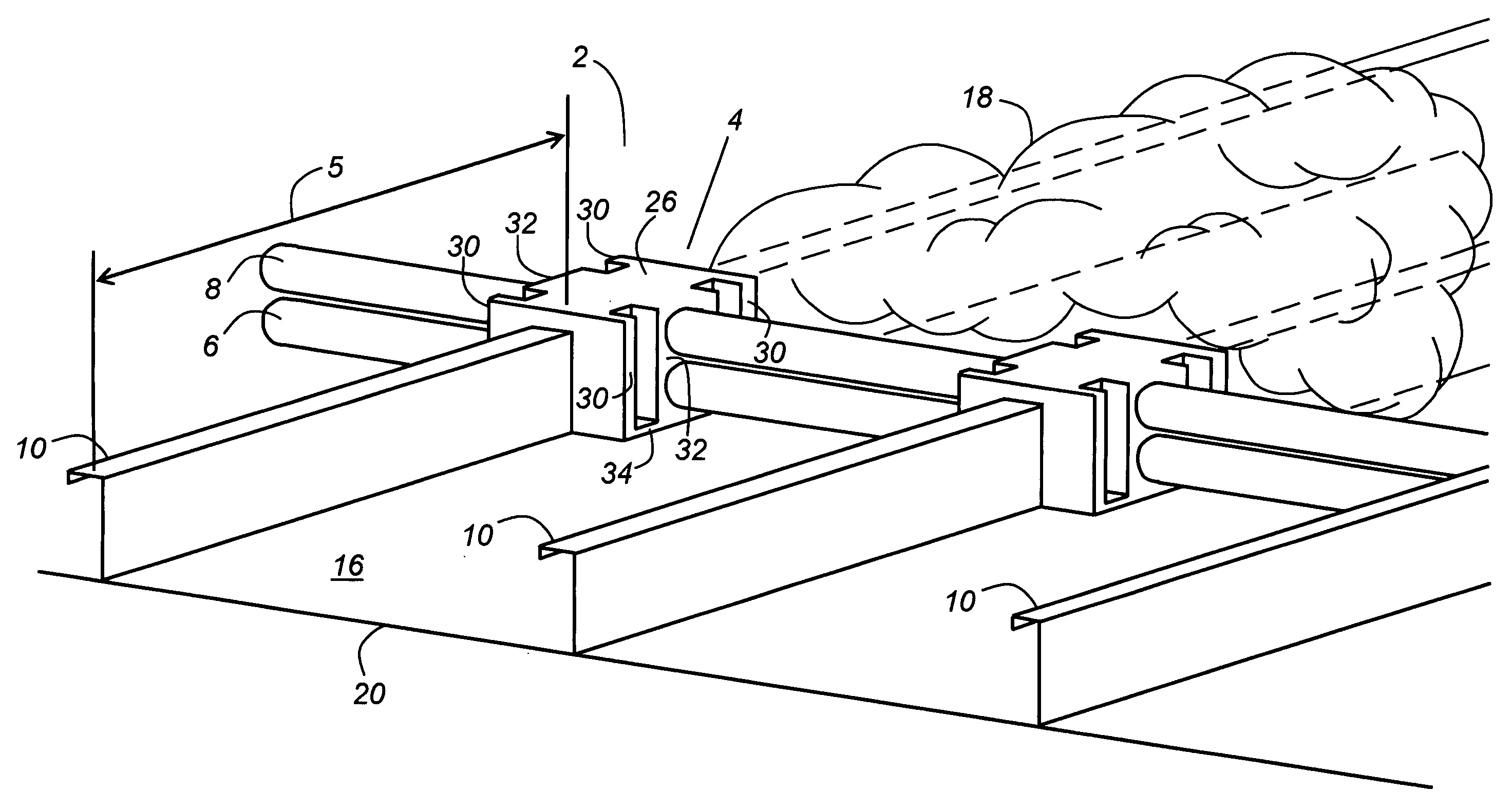 Snow guard apparatus and method