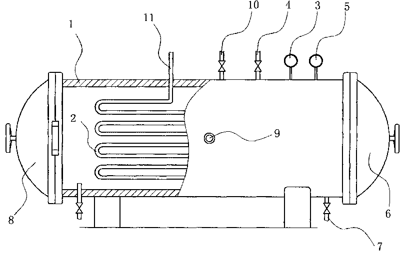 Alpha-type semi-hydrated gypsum autoclave and production method thereof