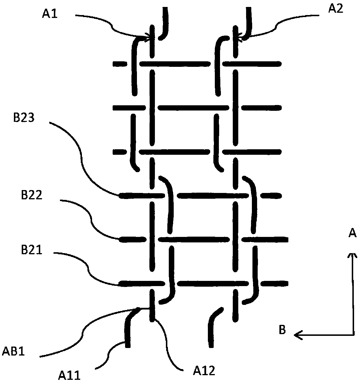 Fabric with breathable hollow hole tissue structure