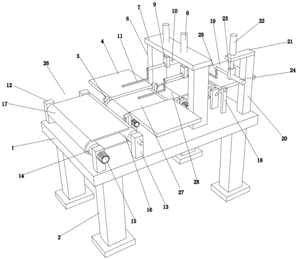 Automatic folding machine for scarf production