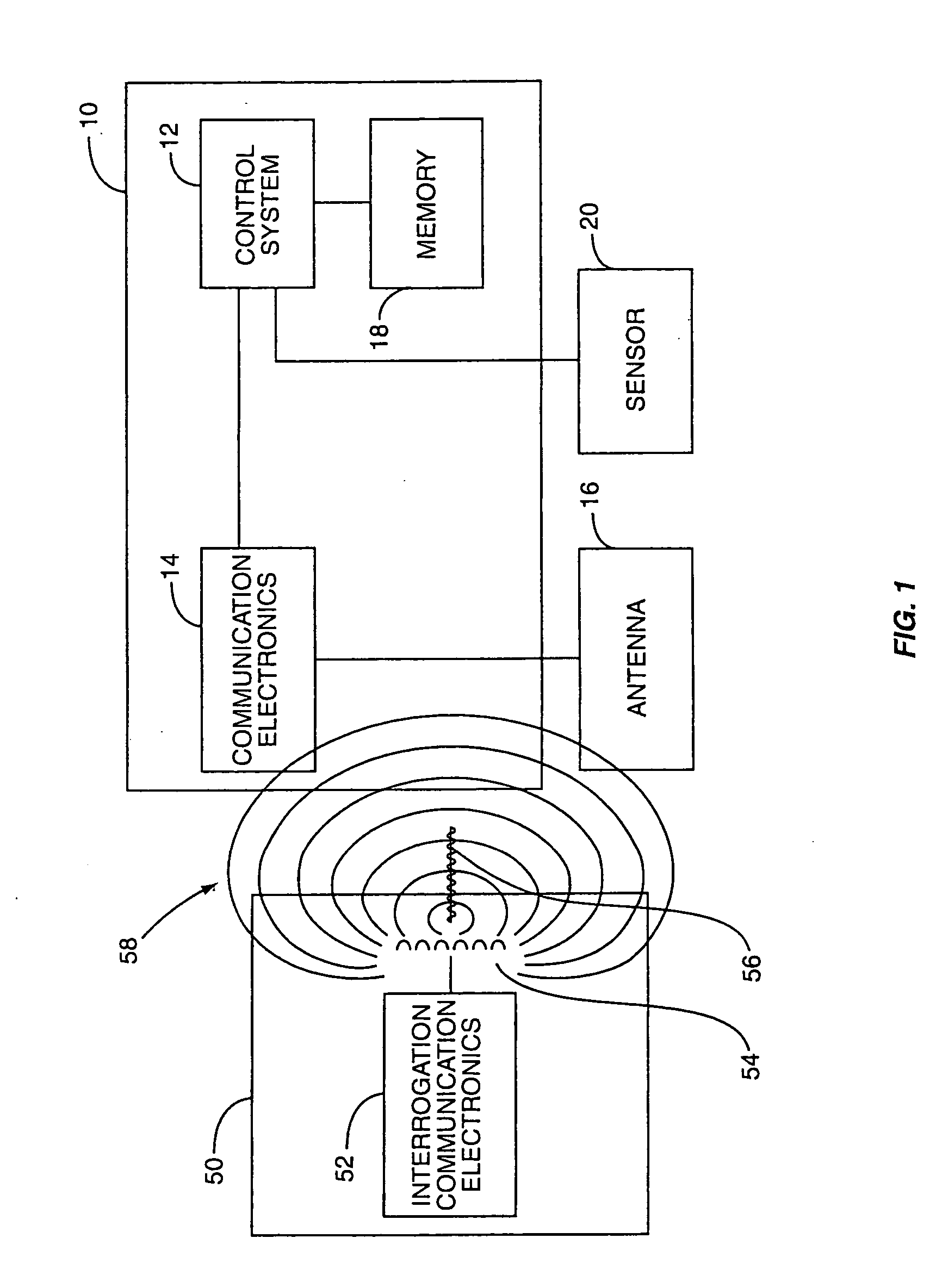 Grounded antenna for a wireless communication device and method