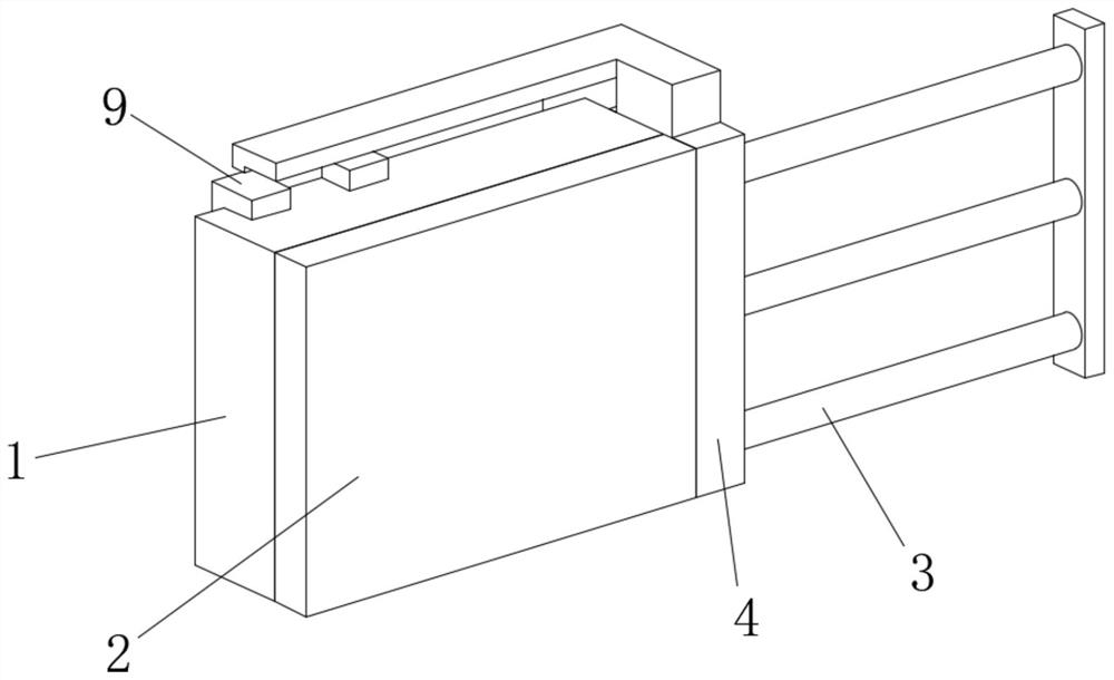 Cutting device for steel bar straightening machine