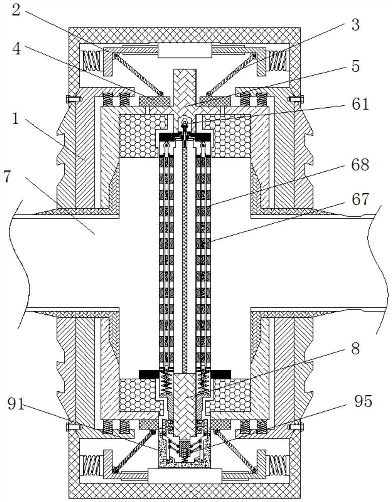 Adjustable intelligent cooling water manufacturing and filtering device for continuous casting machine