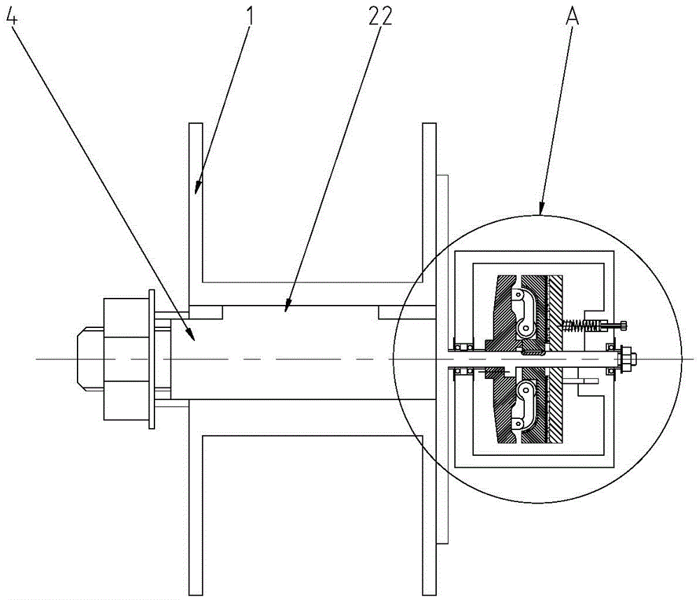 Adjustable self-adaptive wire spool device