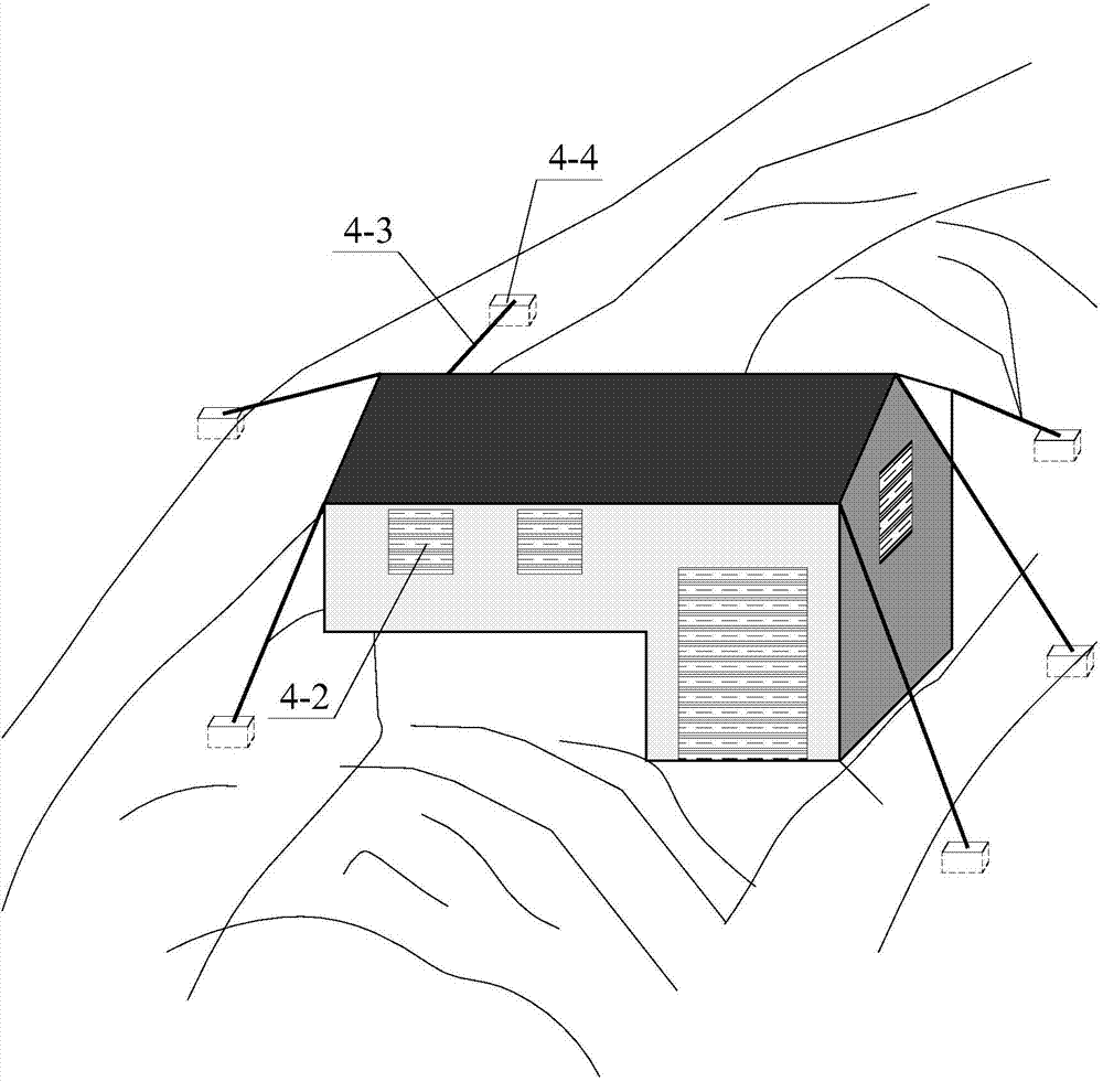 Device and method for building trench slope gravity erosion process field test