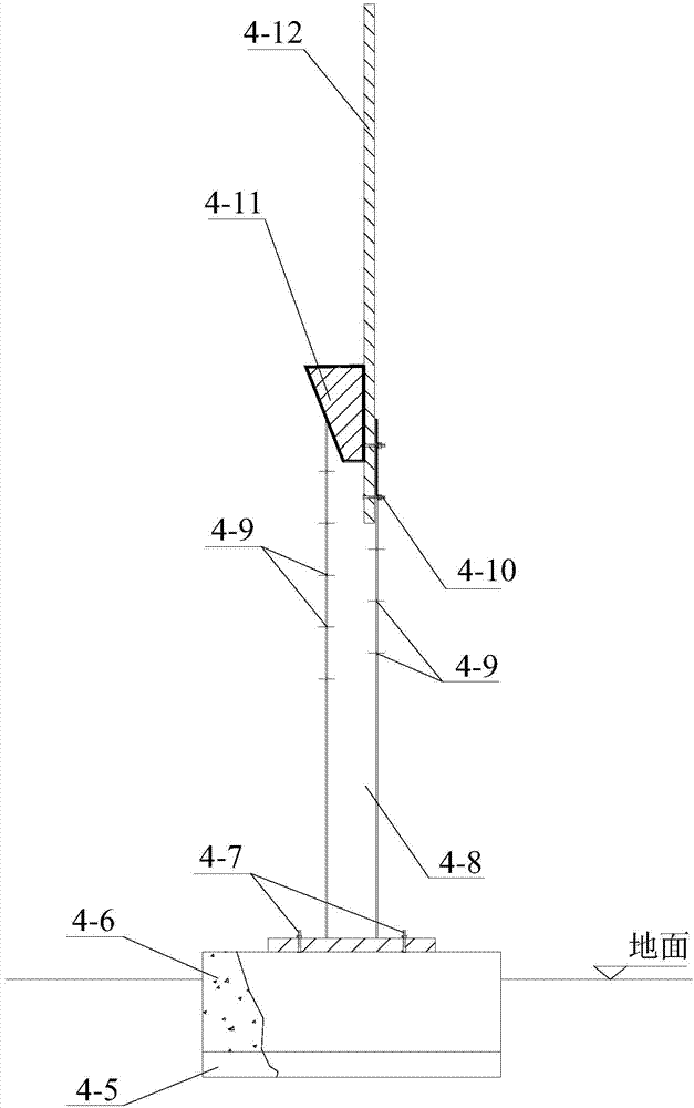 Device and method for building trench slope gravity erosion process field test