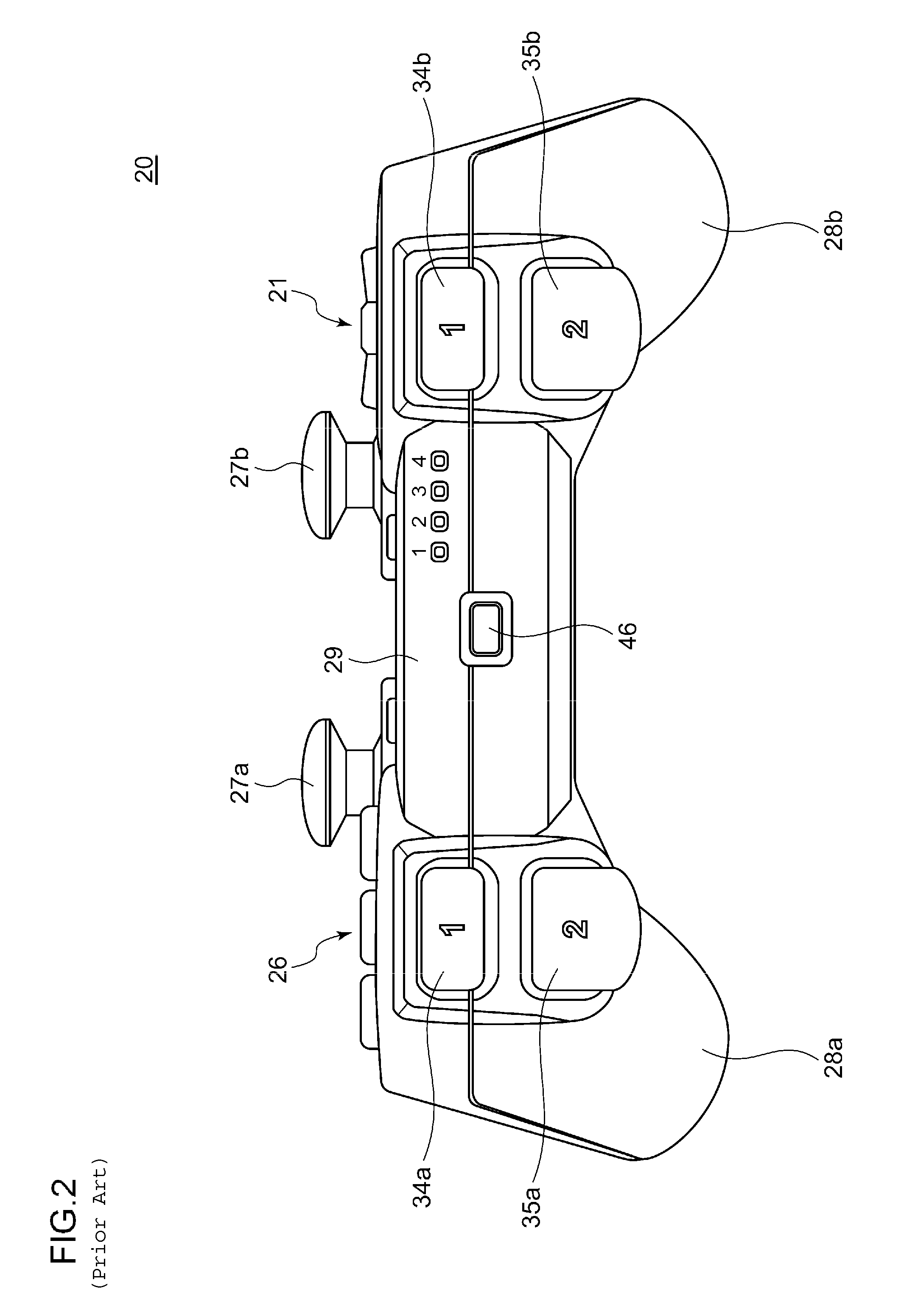 Keyboard equipped with functions of operation buttons and an analog stick provided in a game controller