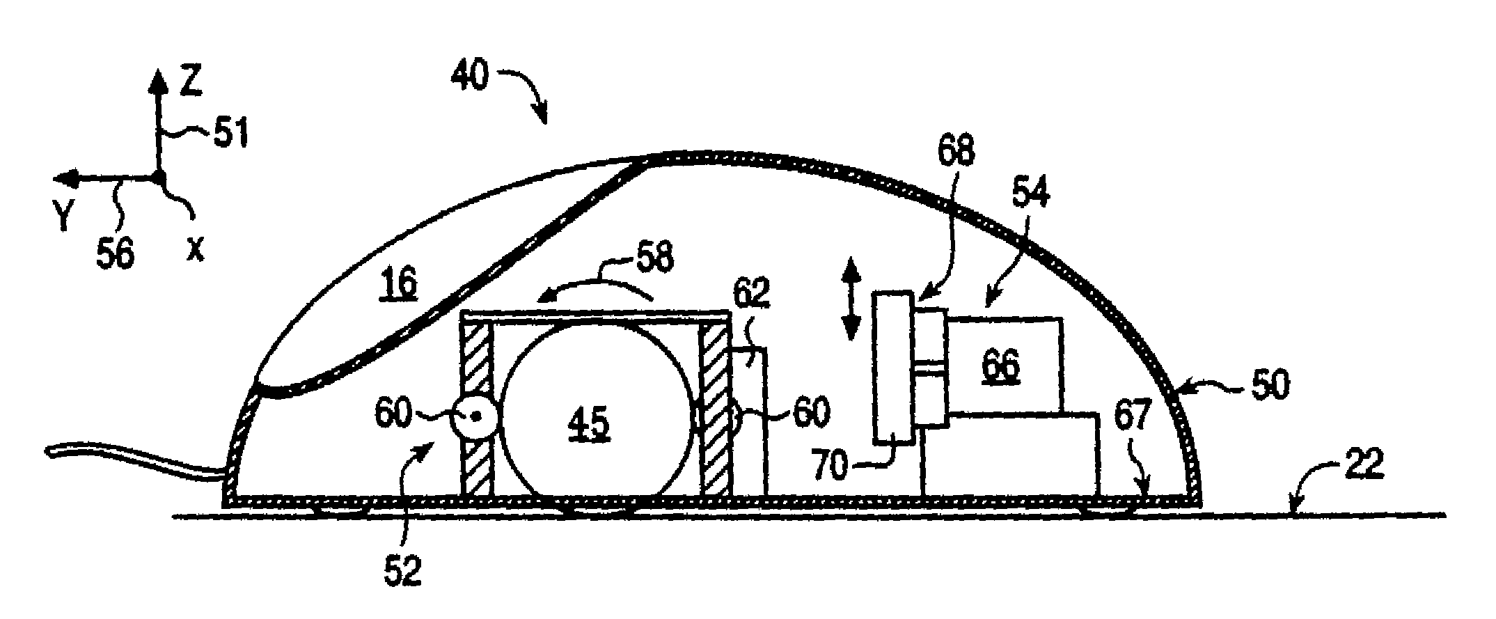 Haptic interface device and actuator assembly providing linear haptic sensations