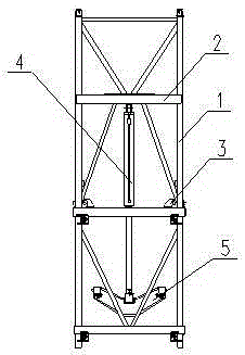 A tower crane jacking anti-falling control device