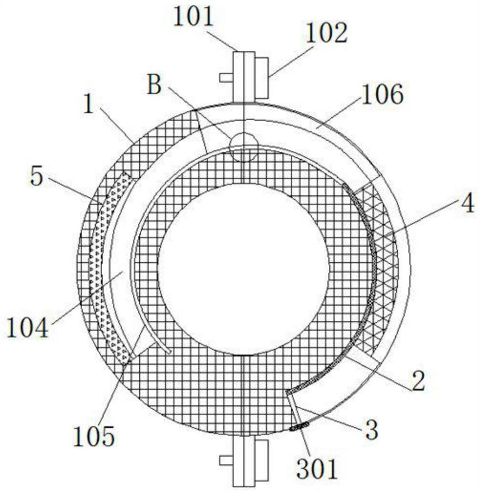 Traditional Chinese medicine orthopedic clamp for fumigation of fractures with traditional Chinese medicine