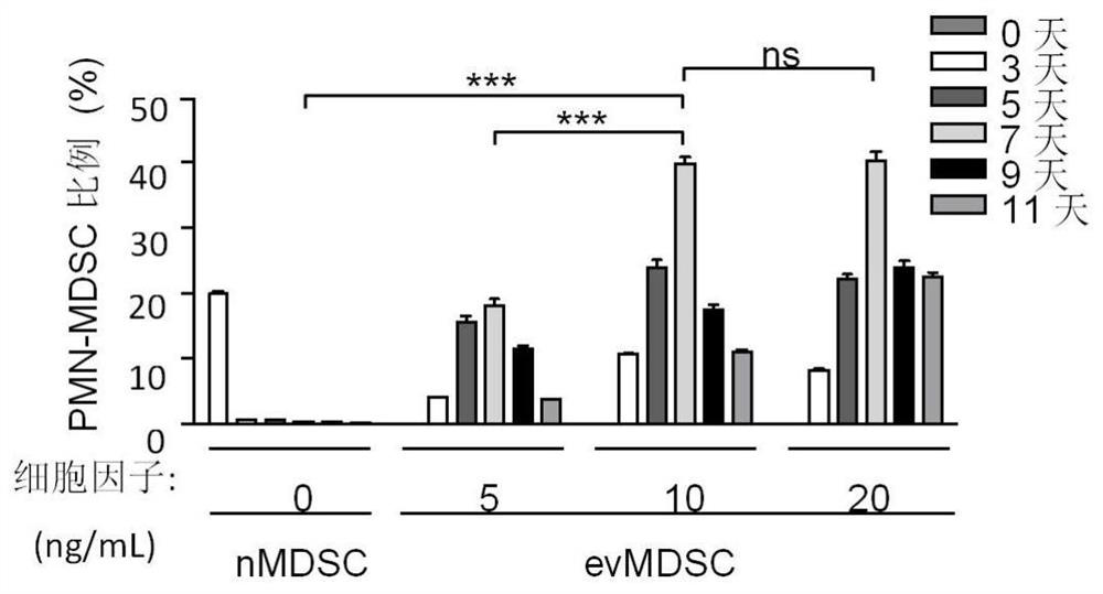 In-vitro induced immunosuppressive myeloid suppressive cell as well as preparation and application thereof