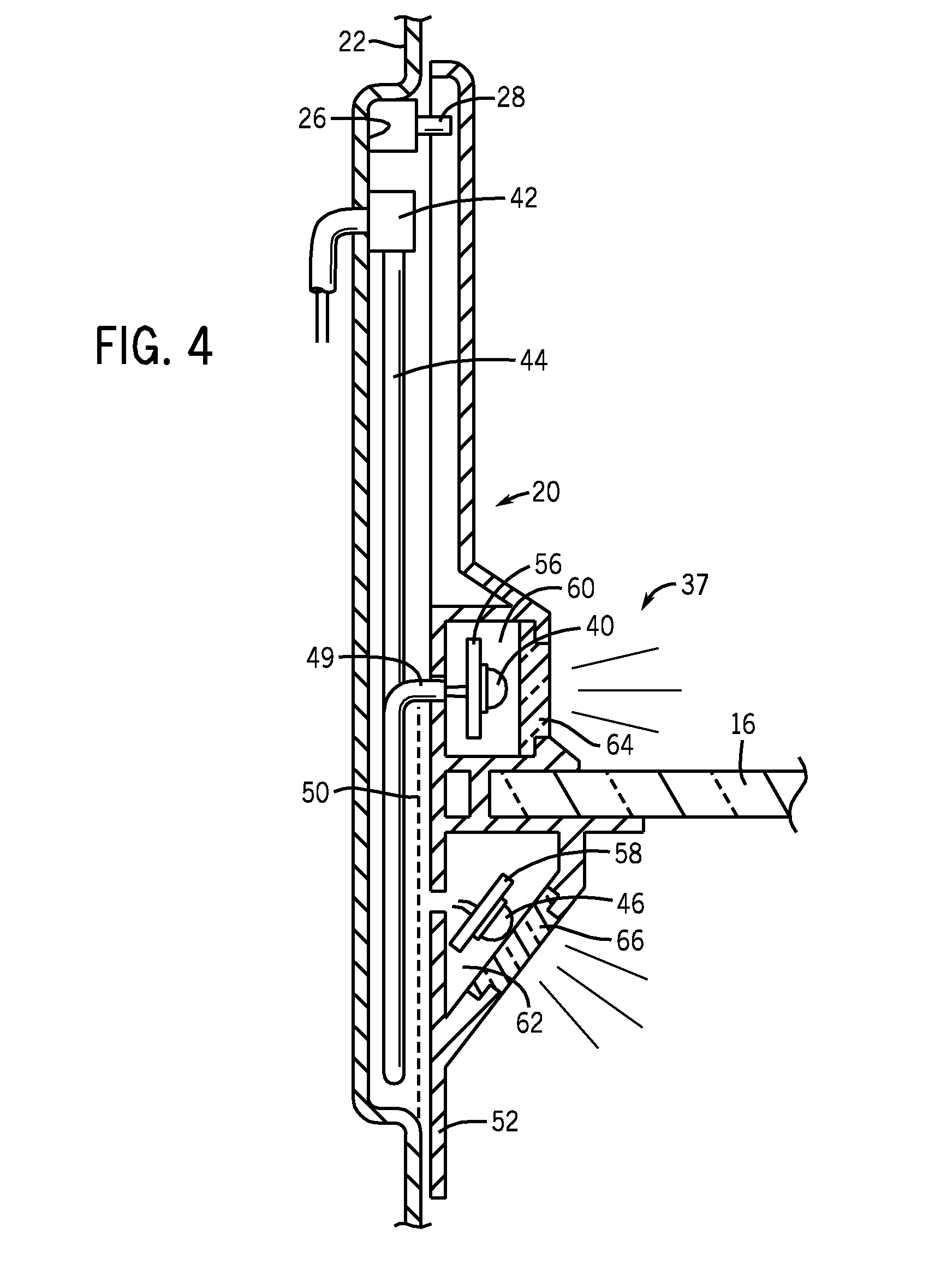 Refrigerator shelf adjustment system with in-shelf lighting