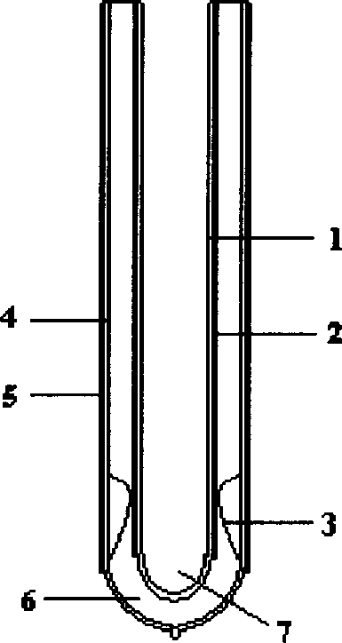 Low loss solar heat-collecting tube