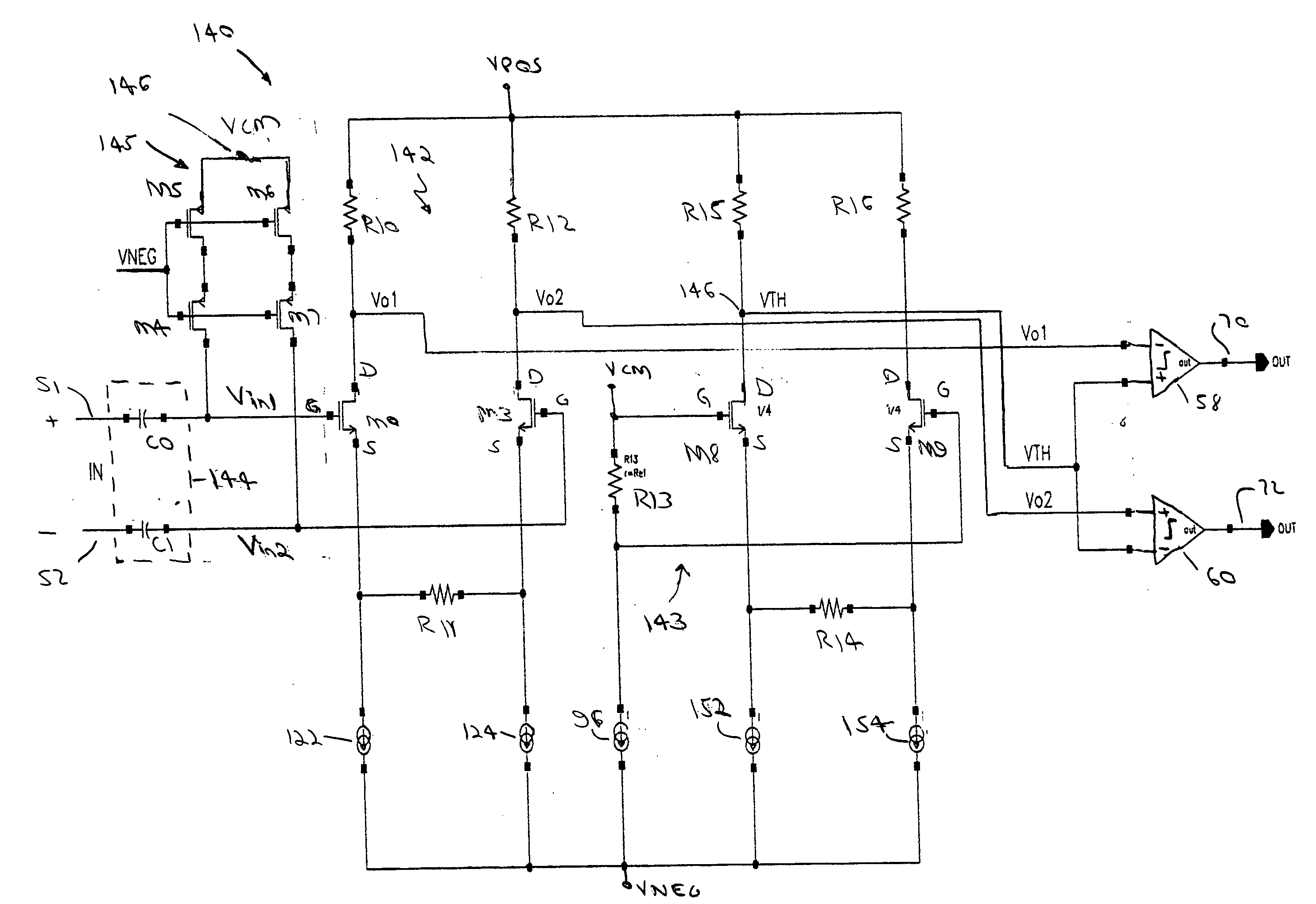 Variable threshold bipolar signal peak detector