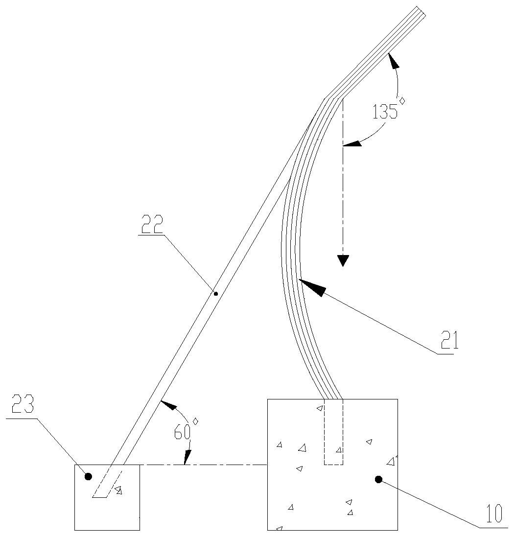 Protective shed for tunnel blasting construction