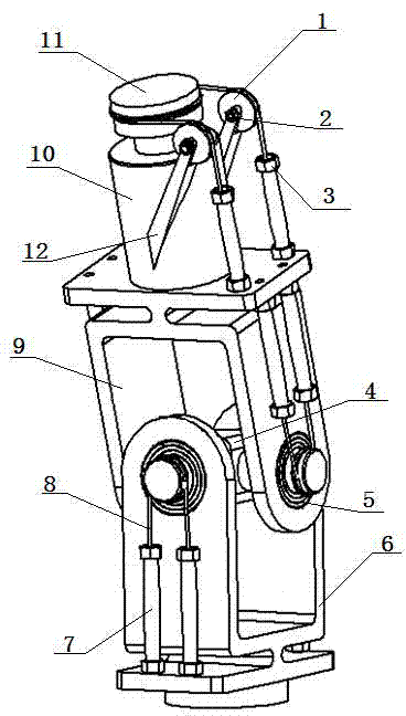 Orthorhombic three-freedom joint driven by pneumatic artificial muscles