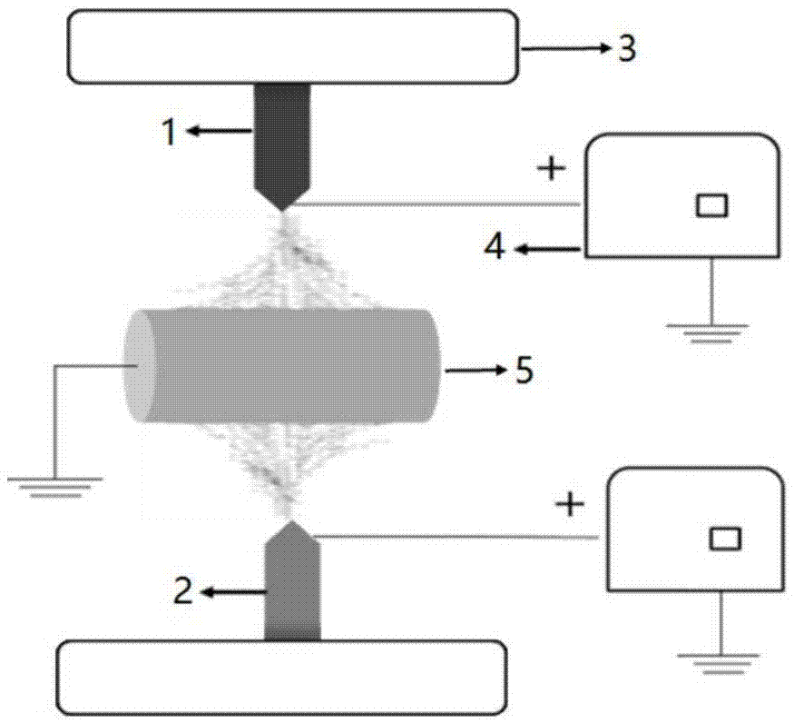 Composite nanofiber air filtration material and preparation method thereof