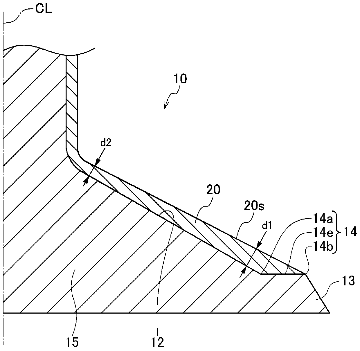 intake valve of internal combustion engine