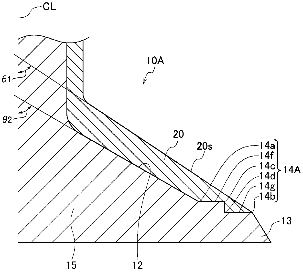 intake valve of internal combustion engine