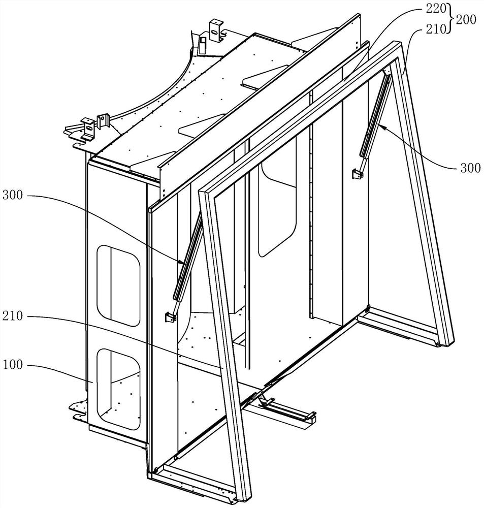 Ceiling mechanism and boarding ceiling