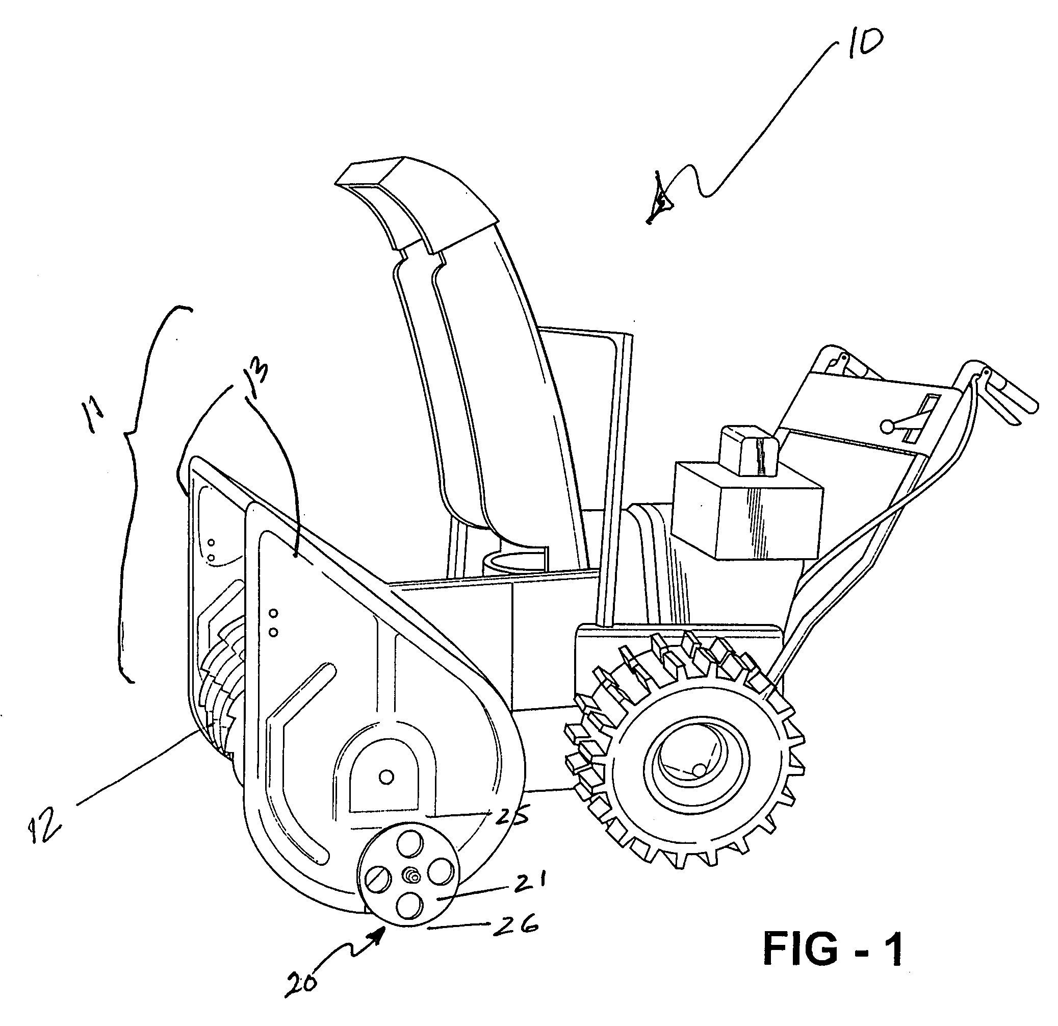 Guide disc attachment for snow blower housing