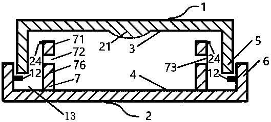 Crack-out-type leakage-proof height-increase visible easy-to-press surface sampling culture dish