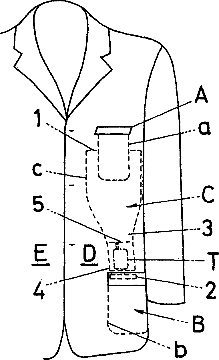 Pocket and jacket having same