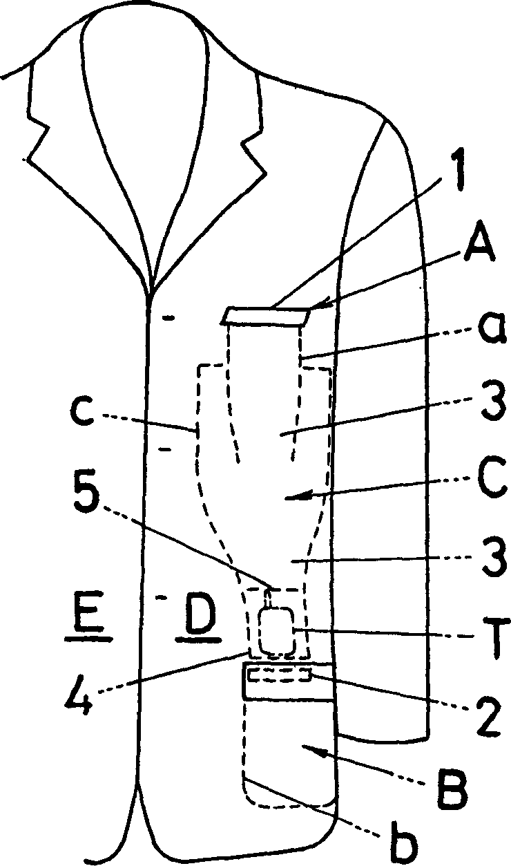 Pocket and jacket having same