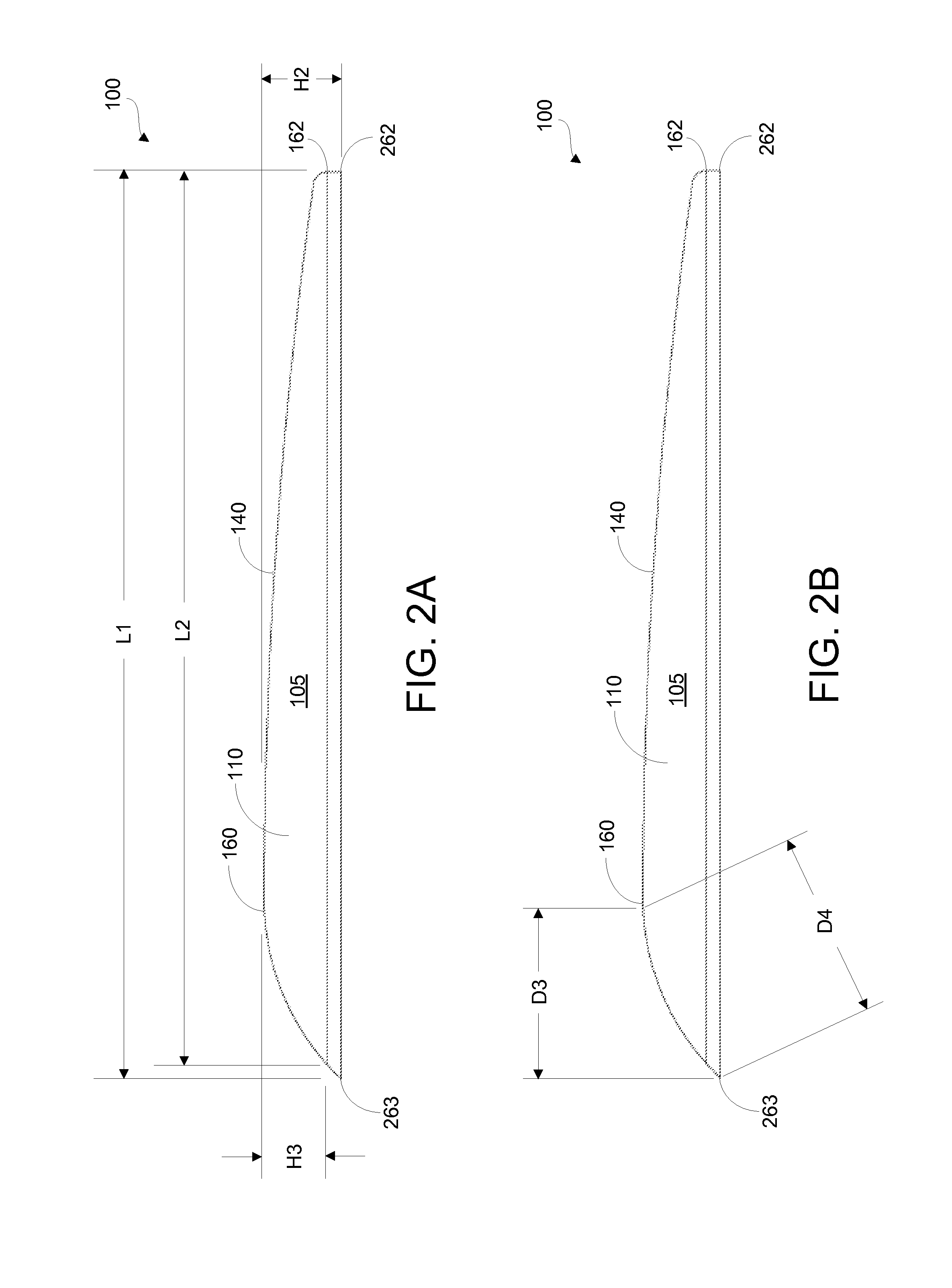 Low profile helical arrow vane