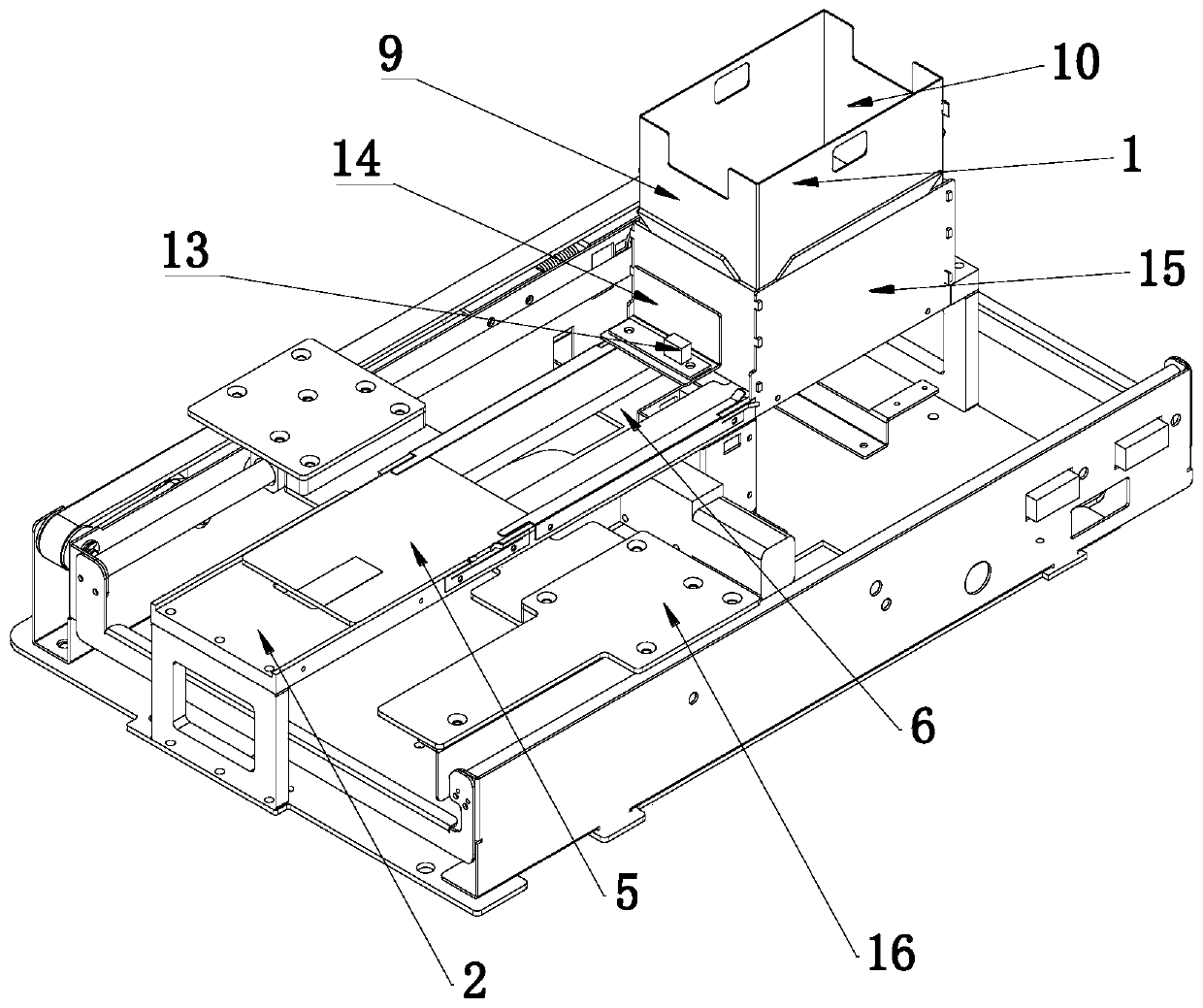 A memory card automatic pushing device