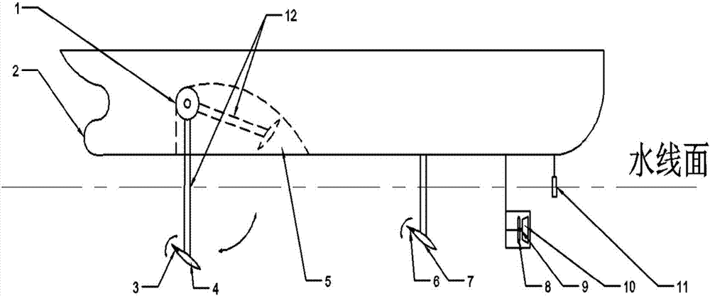 Supercavity-hydrofoil triple-hulled vessel