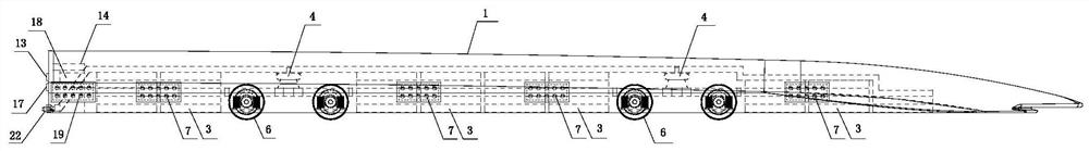 Ultra-high-speed wheelrail vehicle set battery replacement railway system