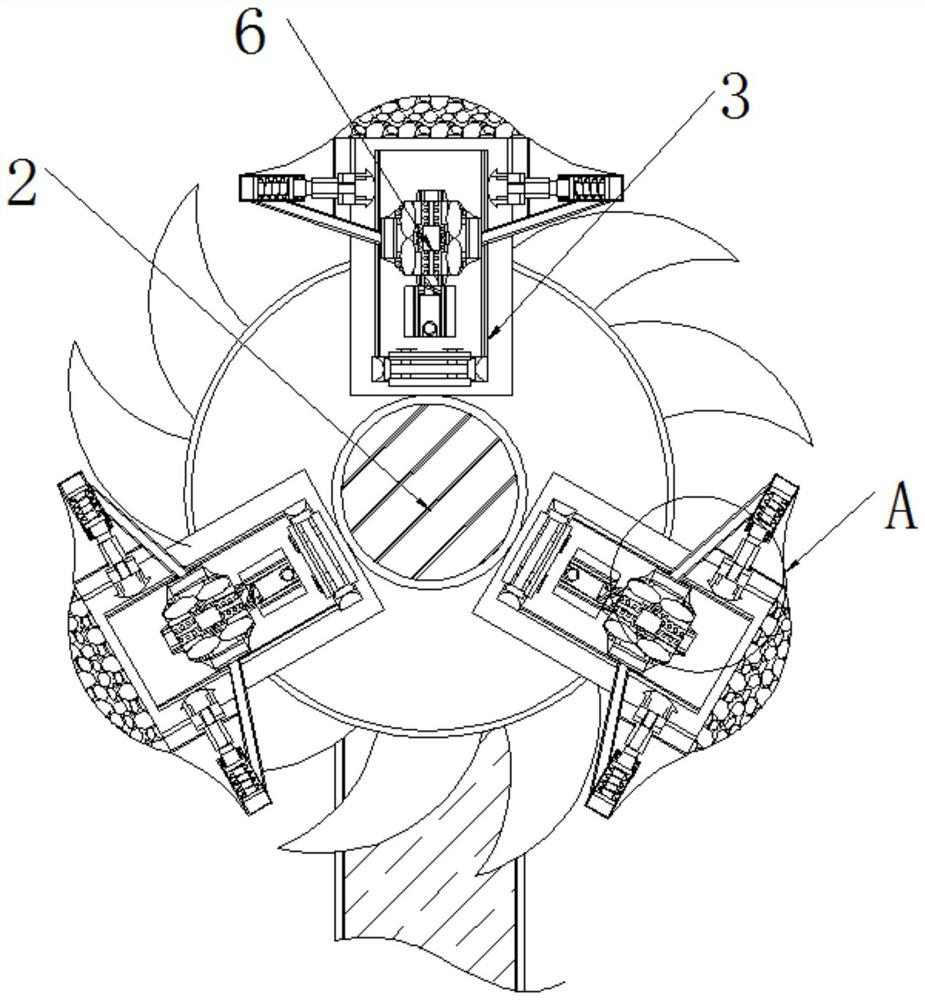 WPMPA combined device and method for restoring ecological balance of water body