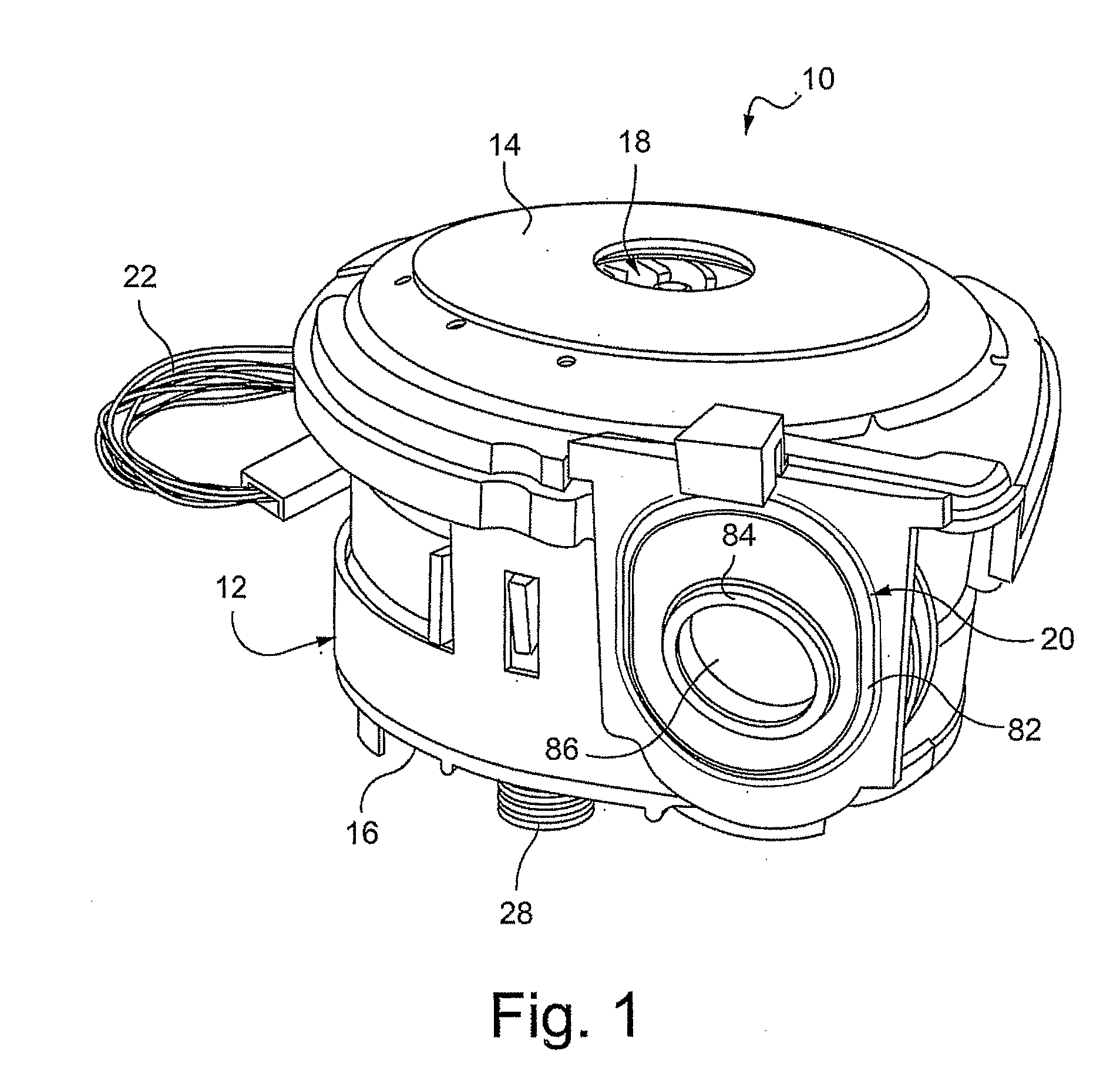 Blower Motor with Flexible Support Sleeve