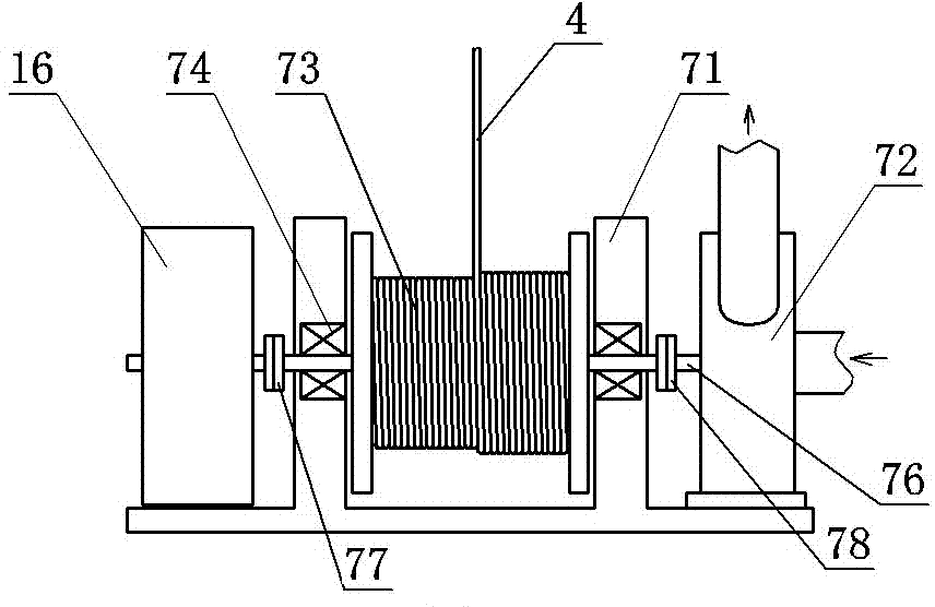 High-rise building roof rainwater power generation and elevator energy supply system