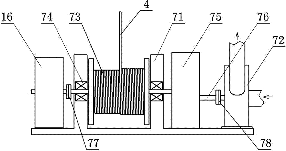 High-rise building roof rainwater power generation and elevator energy supply system