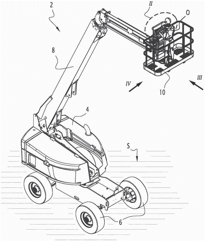 Aerial lift with secure control console