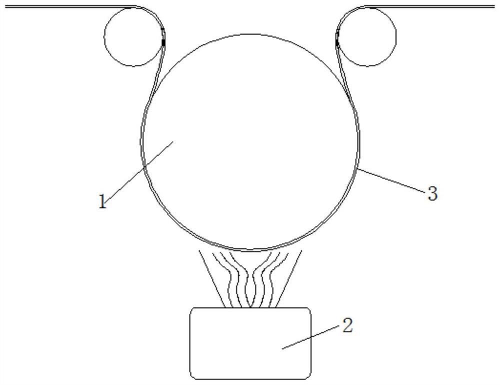 A kind of method for preparing magic color reflective film by vacuum evaporation process