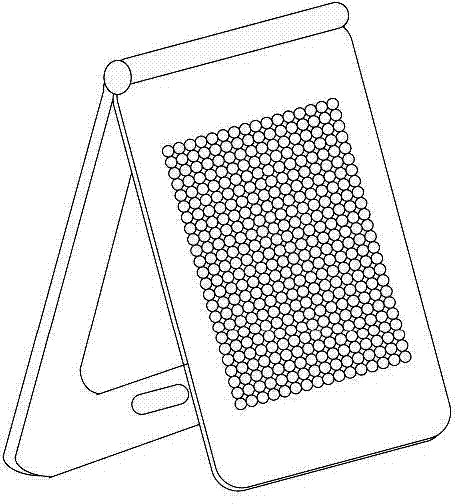 Portable device and method switching between two-dimension display and three-dimension display