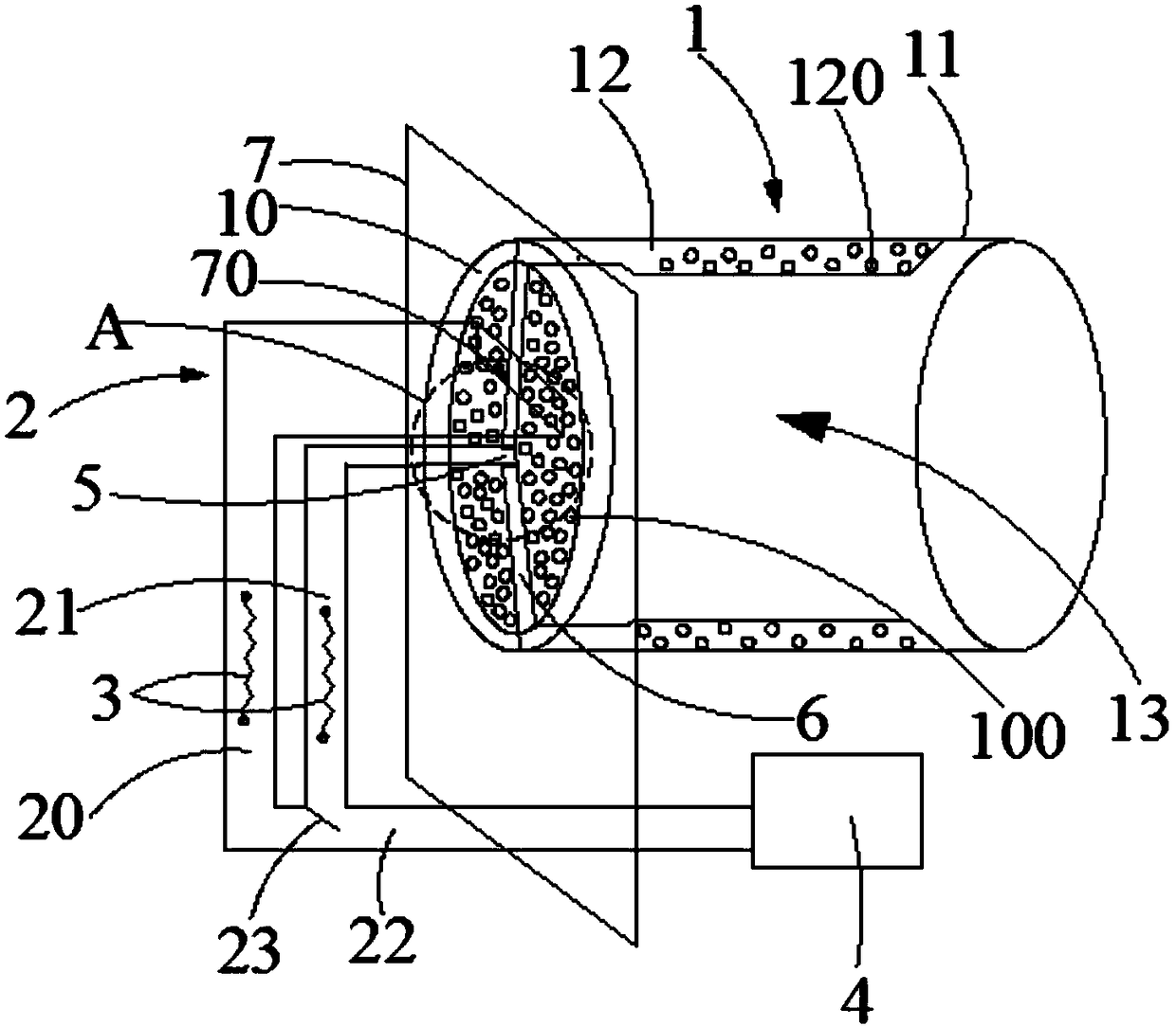 Clothes treatment device and method