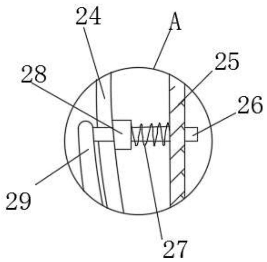 Pit digging and soil crushing device for sapling planting