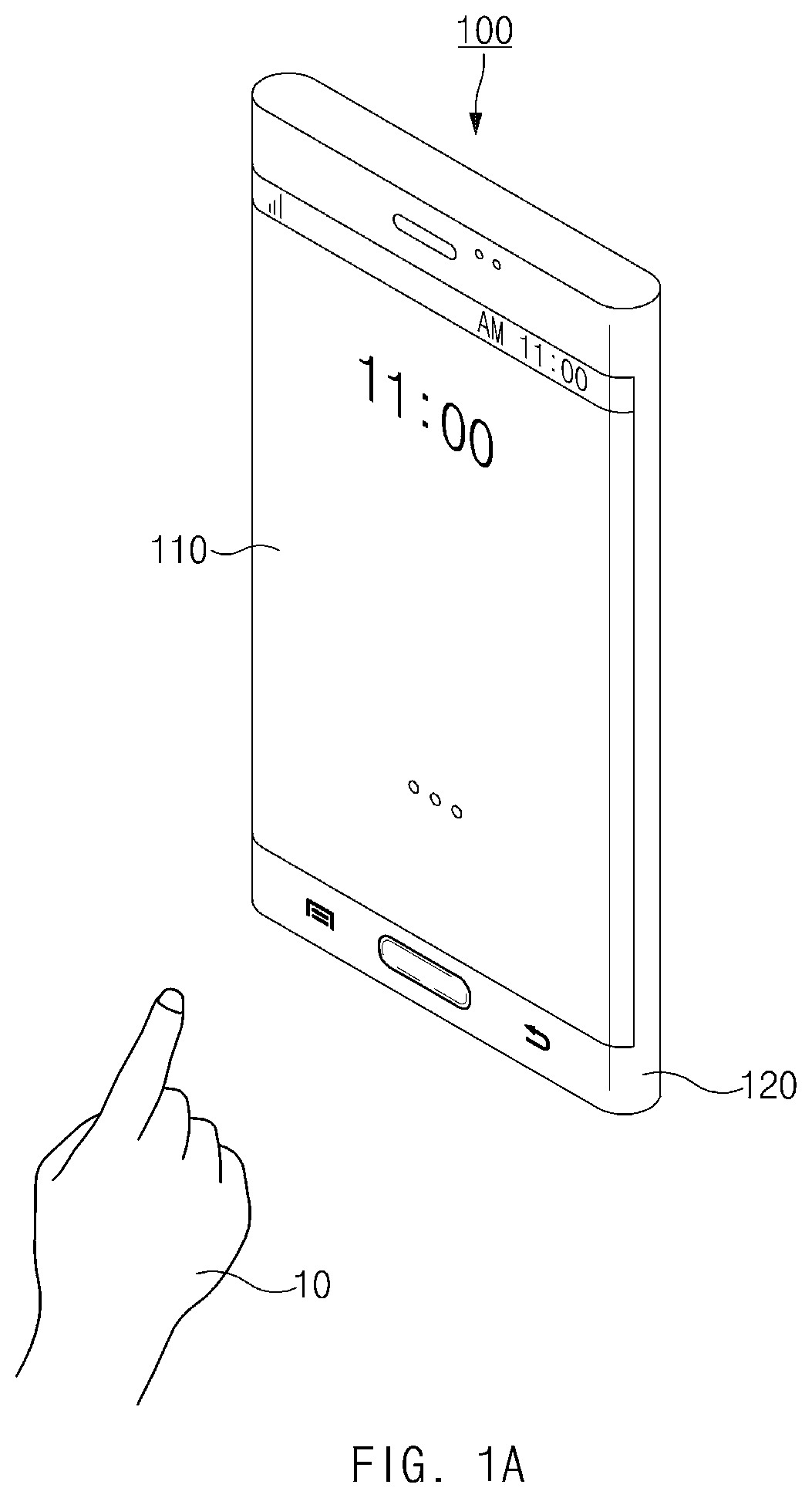 Touch recognition method and electronic device executing same