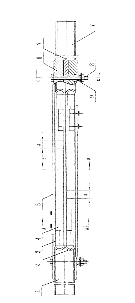 Expansion joint with steel aluminum composite rails and double copper rings