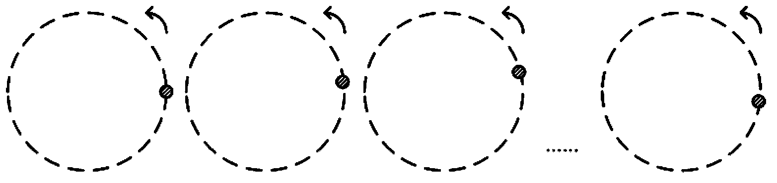 Total-reflection microscope circular scanning method and device based on digital micro-mirror device