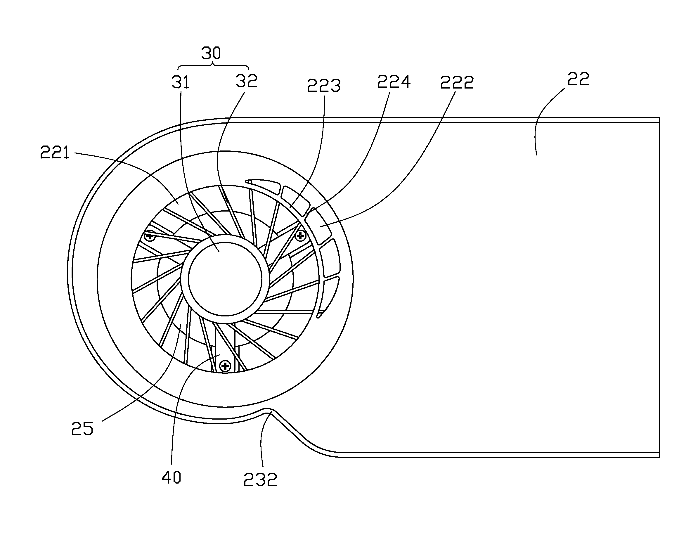 Centrifugal blower and heat dissipation device incorporating the same