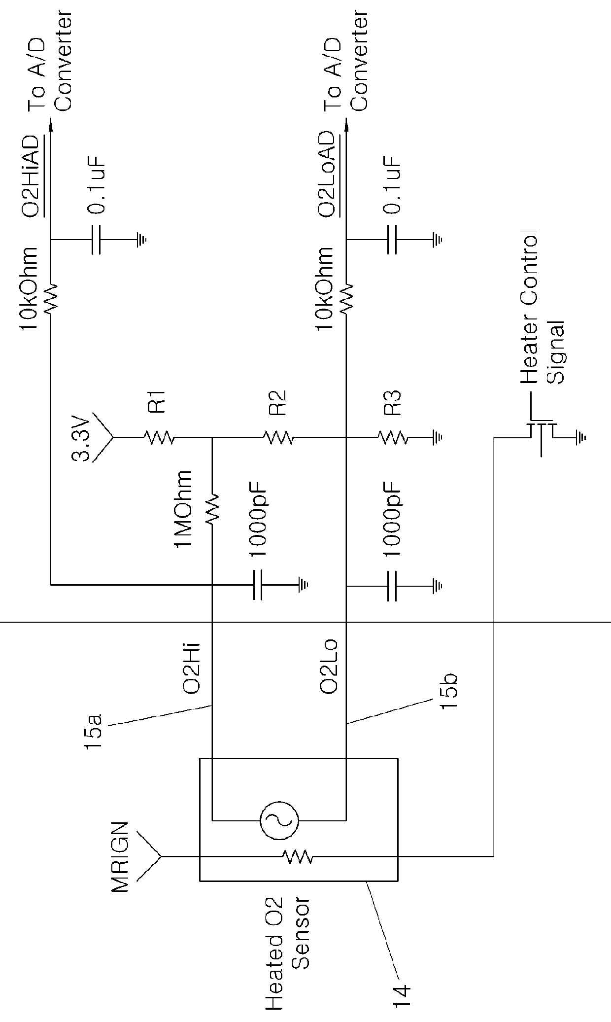 Method and system for detecting fault of rear oxygen sensor